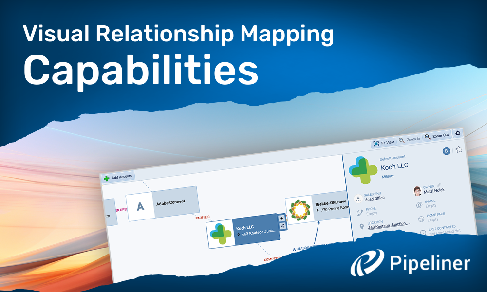 Visual Relationship Mapping Capabilities Pipeliner CRM