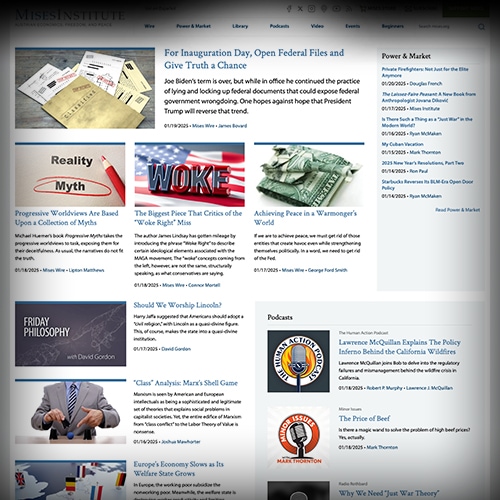 Mises Institute website