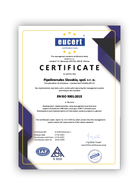 Certificate ISO 9001